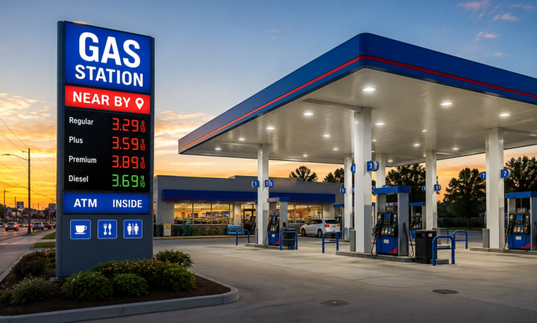 Gas Station Near By