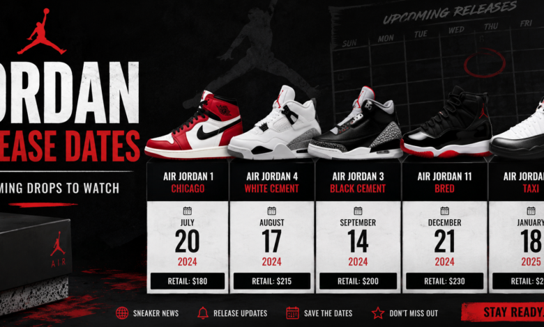 Jordan Release Dates