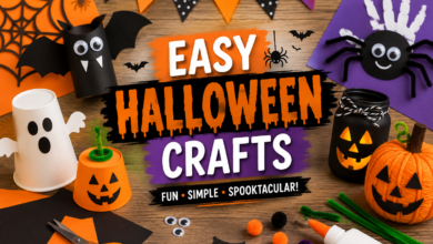 Easy Halloween Crafts