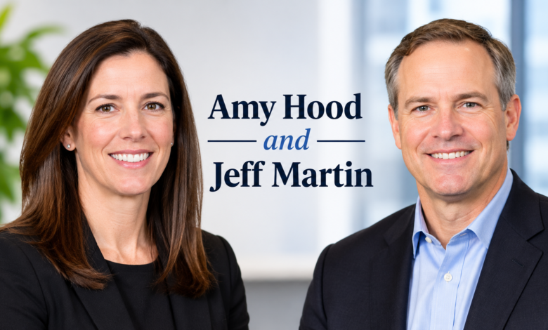 Amy Hood and Jeff Martin