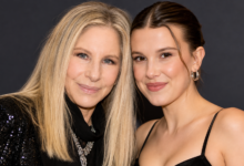 Barbra Streisand and Millie Bobby Brown