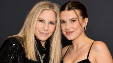 Barbra Streisand and Millie Bobby Brown