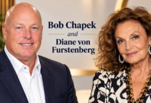 Bob Chapek and Diane von Furstenberg