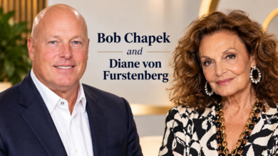 Bob Chapek and Diane von Furstenberg