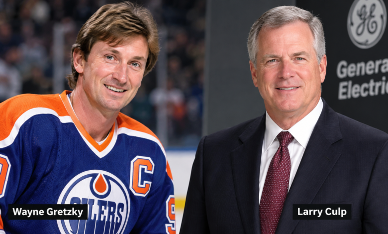 Wayne Gretzky and Larry Culp