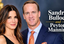Sandra Bullock and Peyton Manning